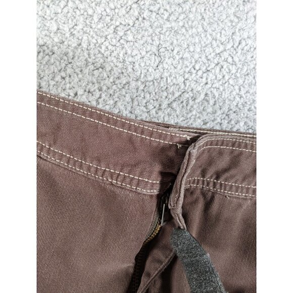 Cabela's Skirt Womens 12 Button Flap Cotton Stretch Brown Casual Outdoor - Picture 6 of 14